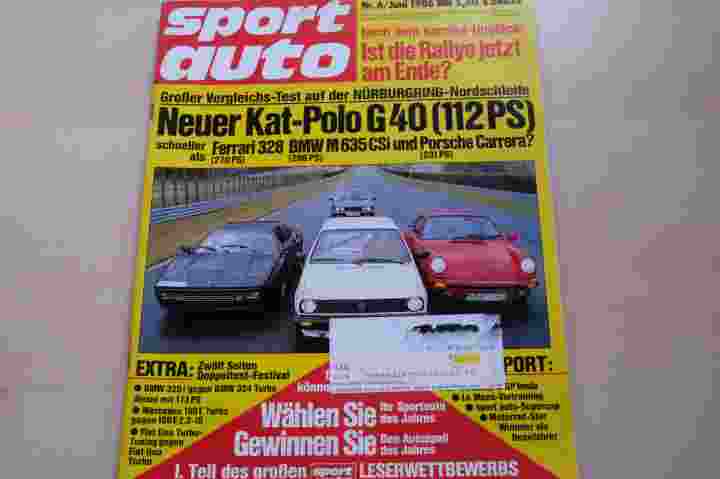 Deckblatt Sport Auto (06/1986)